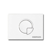 Кнопка смыва Berges Wasserhaus Novum 040024 белая поверхность Soft Touch Кнопка смыва Berges Wasserhaus Novum 040024 белая поверхность Soft Touch