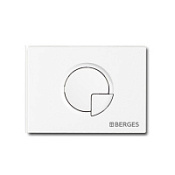 Кнопка смыва Berges Wasserhaus Novum 040021 белая Кнопка смыва Berges Wasserhaus Novum 040021 белая