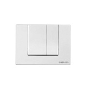 Кнопка смыва Berges Wasserhaus Novum 040044 белая, Soft Touch Кнопка смыва Berges Wasserhaus Novum 040044 белая, Soft Touch