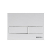Кнопка смыва Berges Wasserhaus Novum 040014 белая, поверхность Soft Touch Кнопка смыва Berges Wasserhaus Novum 040014 белая, поверхность Soft Touch