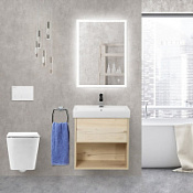 Мебель для ванной BelBagno Neon NEON-600-1C-SO-PB 1 ящик, piino bianco Мебель для ванной BelBagno Neon NEON-600-1C-SO-PB 1 ящик, piino bianco
