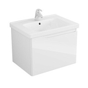 Тумба с раковиной OWL 1975 Hella OW24.01.00 65 белый лак Тумба с раковиной OWL 1975 Hella OW24.01.00 65 белый лак