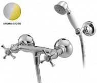Смеситель Ideal Standart Reflection B9659LS для душа, хром/золото Смеситель Ideal Standart Reflection B9659LS для душа, хром/золото